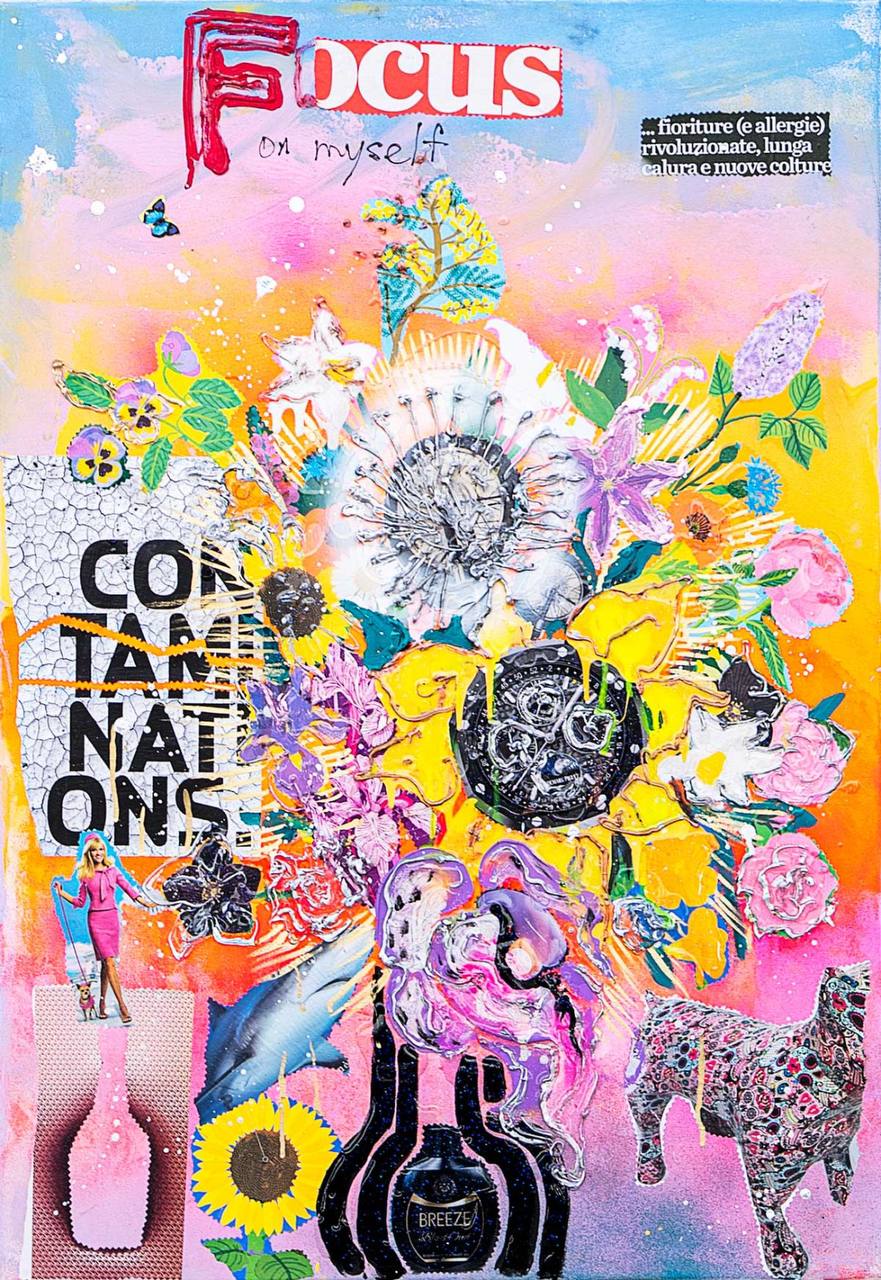 FullArt Focus on Yourself - Artistico Pregiato Foulard Unisex Firmato 140X200, limited edition