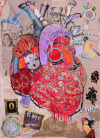 FullArt Heart Attack - Artistico Pregiato Foulard Unisex Firmato 140X200, limited edition