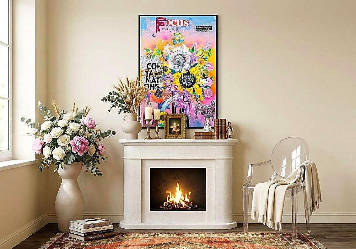FullArt Focus on Yourself - Artistico Pregiato Foulard Unisex Firmato 140X200, limited edition