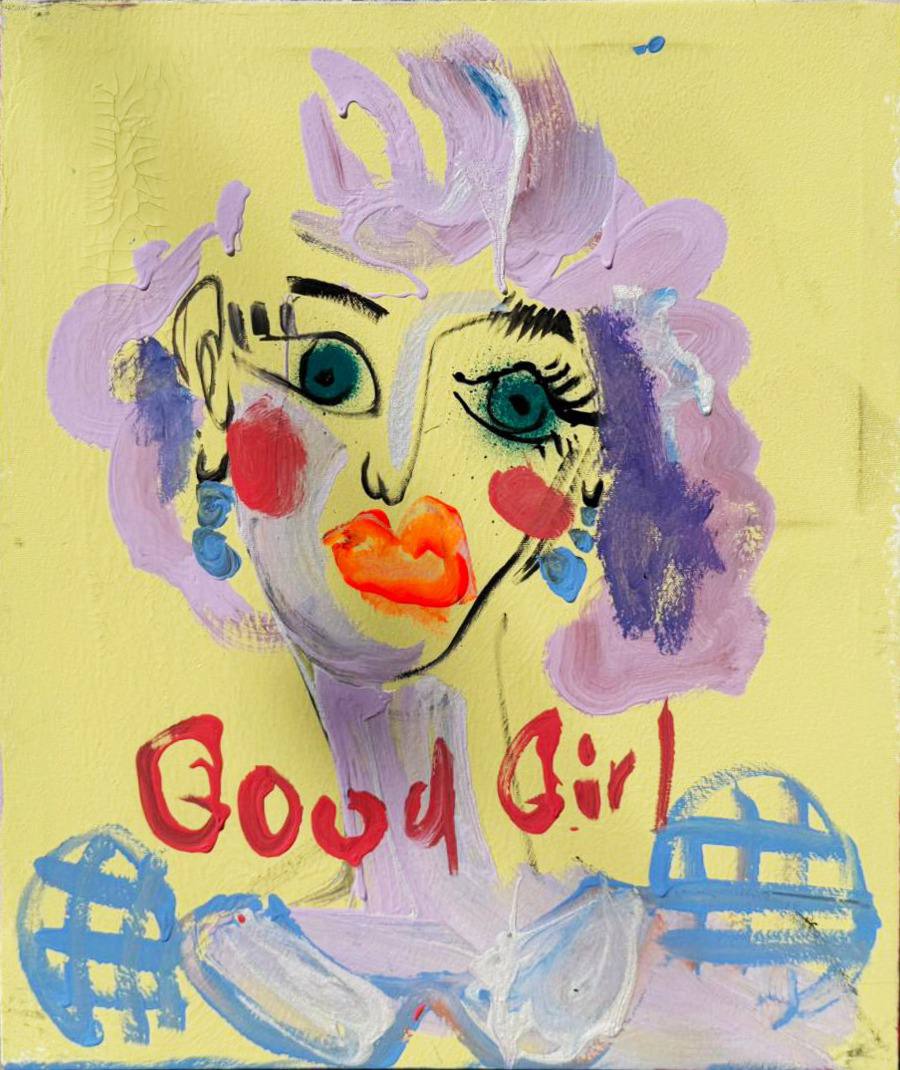 Good Girl, Artwork 40x40cm
