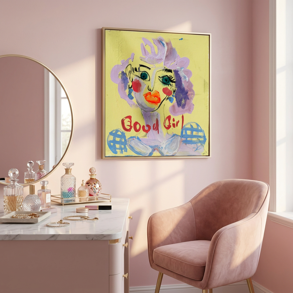 Good Girl, Artwork 40x40cm