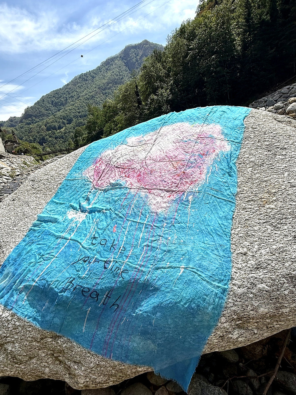 FullArt Mind Cloud - Artistico Pregiato Foulard Unisex Firmato 140X200, limited edition