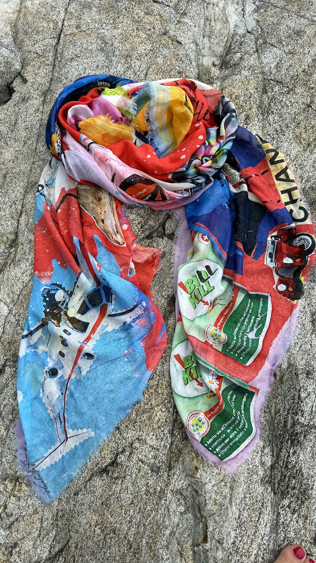 FullArt Muse of Fire - Artistico Pregiato Foulard Unisex Firmato 140X200, limited edition