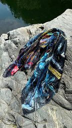 FullArt Dubai Chaos - Artistico Pregiato Foulard Unisex Firmato 140X140, limited edition