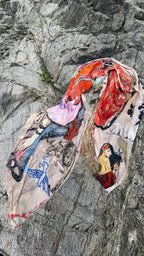FullArt Muse of Fire - Artistico Pregiato Foulard Unisex Firmato 140X200, limited edition