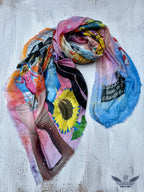 FullArt Focus on Yourself - Artistico Pregiato Foulard Unisex Firmato 140X200, limited edition