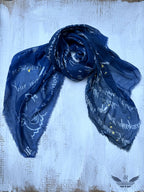 FullArt Woman Tired Soul - Artistico Pregiato Foulard Unisex Firmato 140X200, limited edition