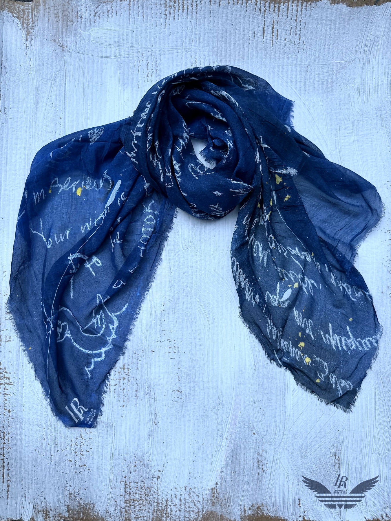 FullArt Woman Tired Soul - Artistico Pregiato Foulard Unisex Firmato 140X200, limited edition