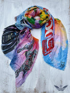 FullArt Focus on Yourself - Artistico Pregiato Foulard Unisex Firmato 140X200, limited edition