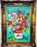 Cryptosoup Flowers, 100X70cm artwork by Ludmilla Radchenko