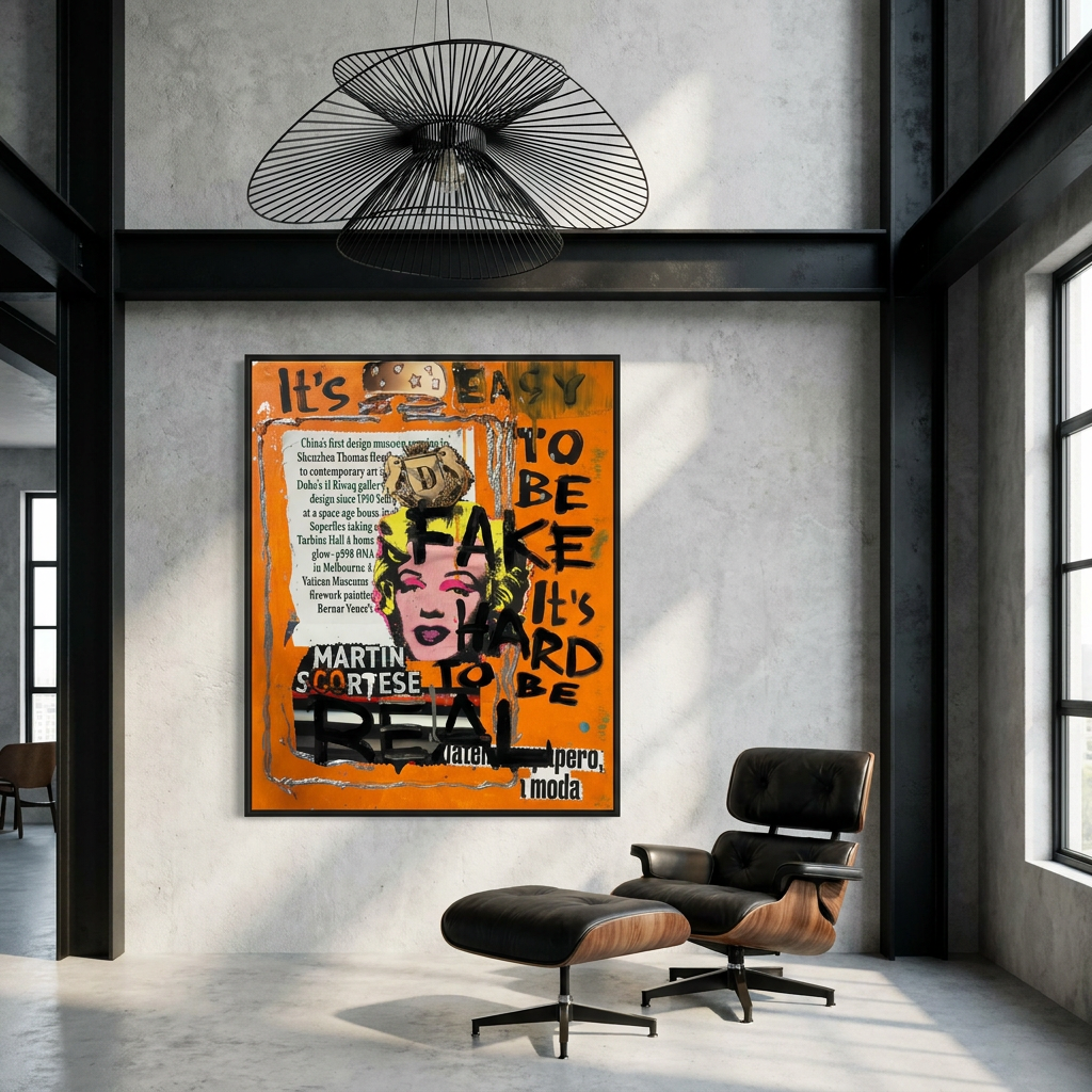 Fake & Real, Artwork 50x40cm