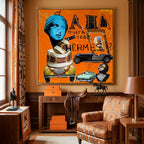 Hermes, Artwork 40x40cm