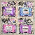 FullArt Channel Of Lavender Saint-Tropez - Artistico Foulard Unisex Firmato - 140X140cm, art-to-wear, limited edition