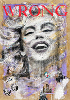 Artwork WRONG MARYLIN 200X140Cm, pezzo unico, Anno 2023