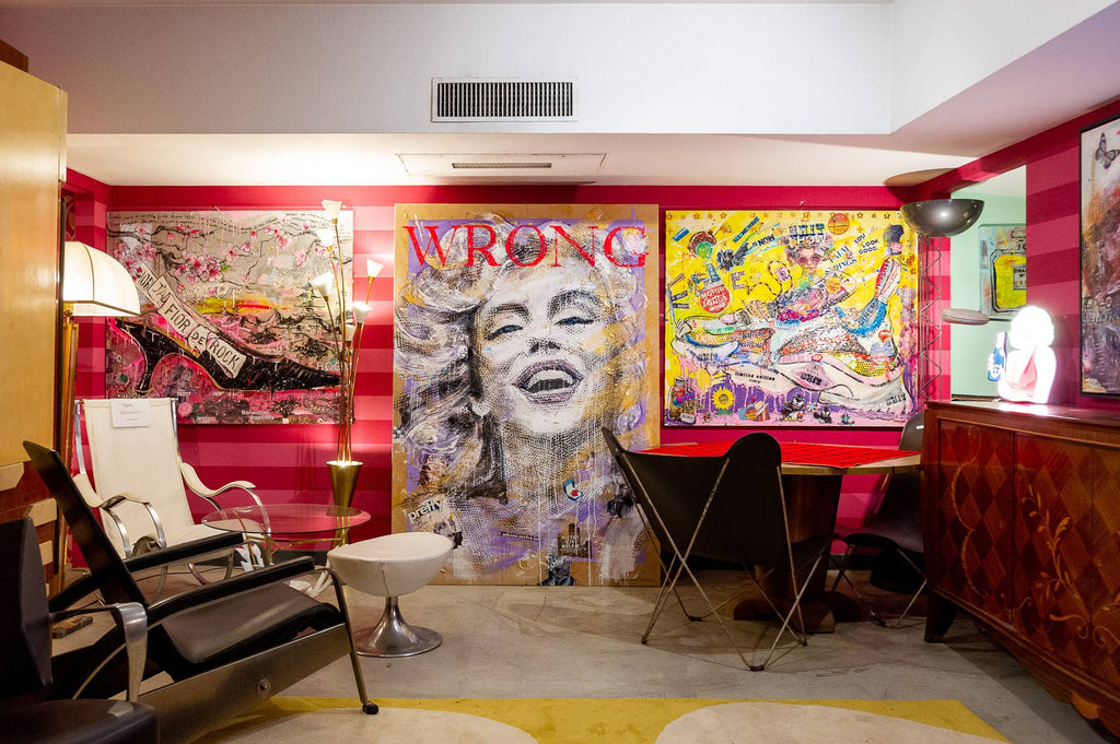 Artwork WRONG MARYLIN 200X140Cm, pezzo unico, Anno 2023