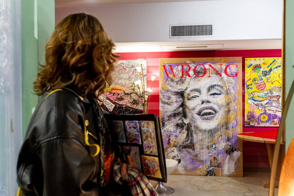 Artwork WRONG MARYLIN 200X140Cm, pezzo unico, Anno 2023