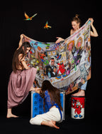 Fullart Last Dinner - Artistico Foulard Unisex Firmato - 140X200cm, art-to-wear, limited edition
