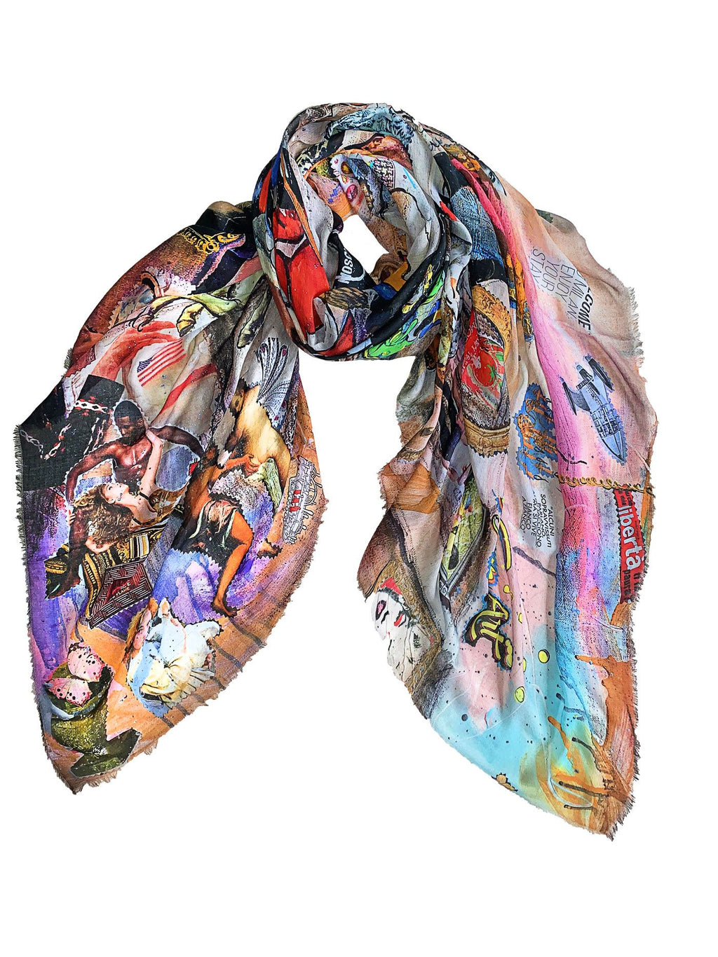 Fullart Last Dinner - Artistico Foulard Unisex Firmato - 140X200cm, art-to-wear, limited edition