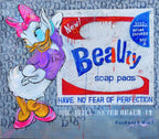 Art Work BEAUTY TABS, 160 X 140cm , Art Series ICONS RECYCLING 2022, unique piece