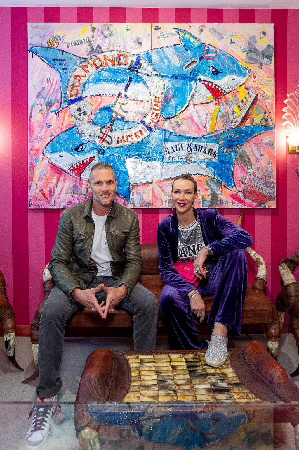 Art Work Diamond Hirts 150X200cm, Art Series Brand Evolution, 2023, unique piece