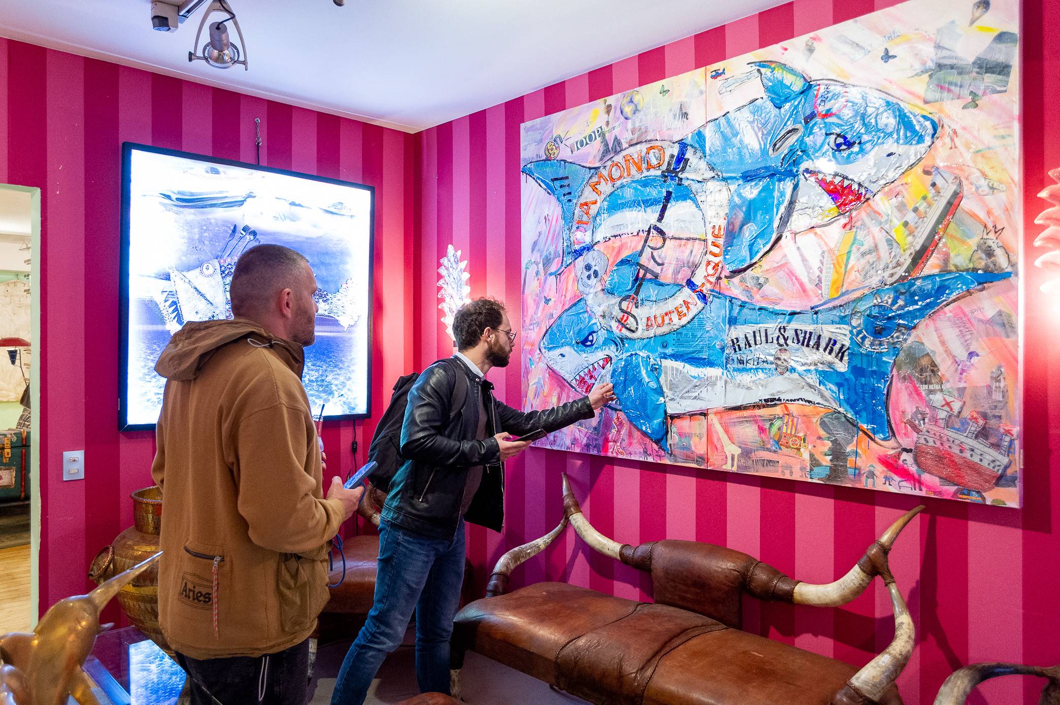 Art Work Diamond Hirts 150X200cm, Art Series Brand Evolution, 2023, unique piece