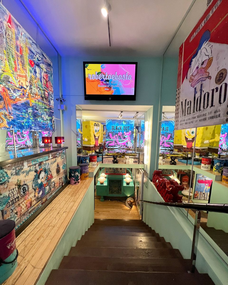 ArtWork MALD'ORO, 160X140 cm,  Art Series ICONS RECYCLING 2022, unique piece