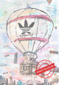 ArtWork Addicted To Travel 180 X 130Cm, Art  Serie Voyage 2020, private collection