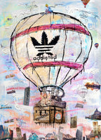 ArtWork Addicted To Travel 180 X 130Cm, Art  Serie Voyage 2020, private collection