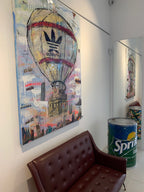 ArtWork Addicted To Travel 180 X 130Cm, Art  Serie Voyage 2020, private collection