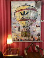 ArtWork Addicted To Travel 180 X 130Cm, Art  Serie Voyage 2020, private collection
