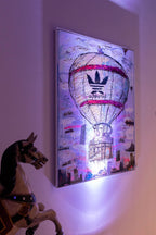 ArtWork Addicted To Travel 180 X 130Cm, Art  Serie Voyage 2020, private collection