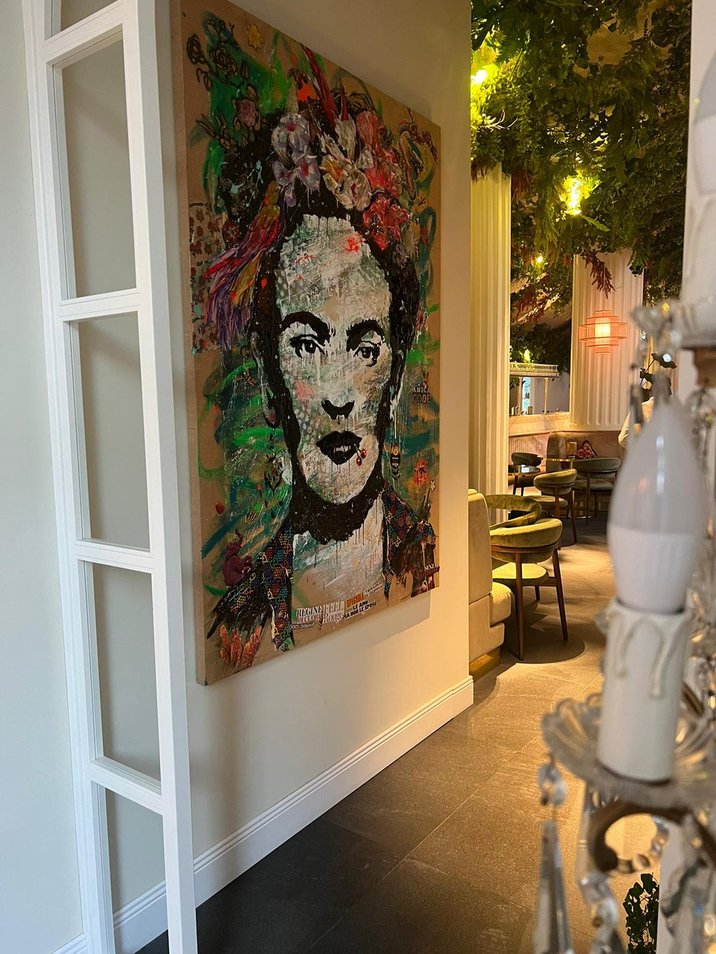 ArtWork FRIDA FOCUS, 200X140Cm, pezzo unico 2023