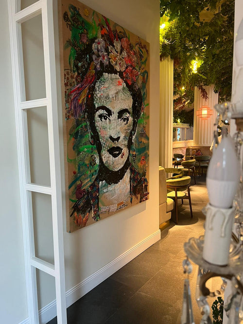 ArtWork FRIDA FOCUS, 200X140Cm, pezzo unico 2023