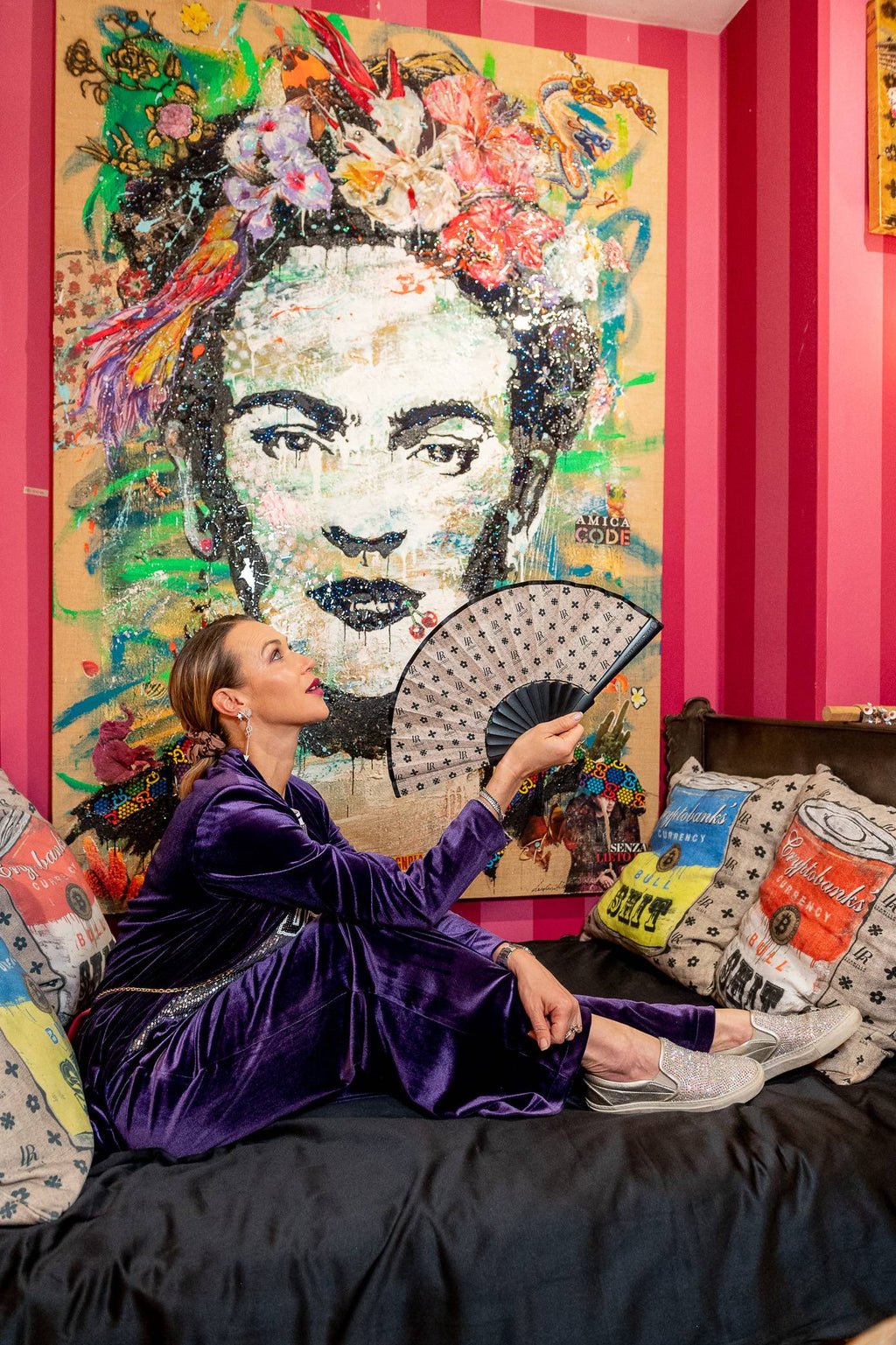 ArtWork FRIDA FOCUS, 200X140Cm, pezzo unico 2023