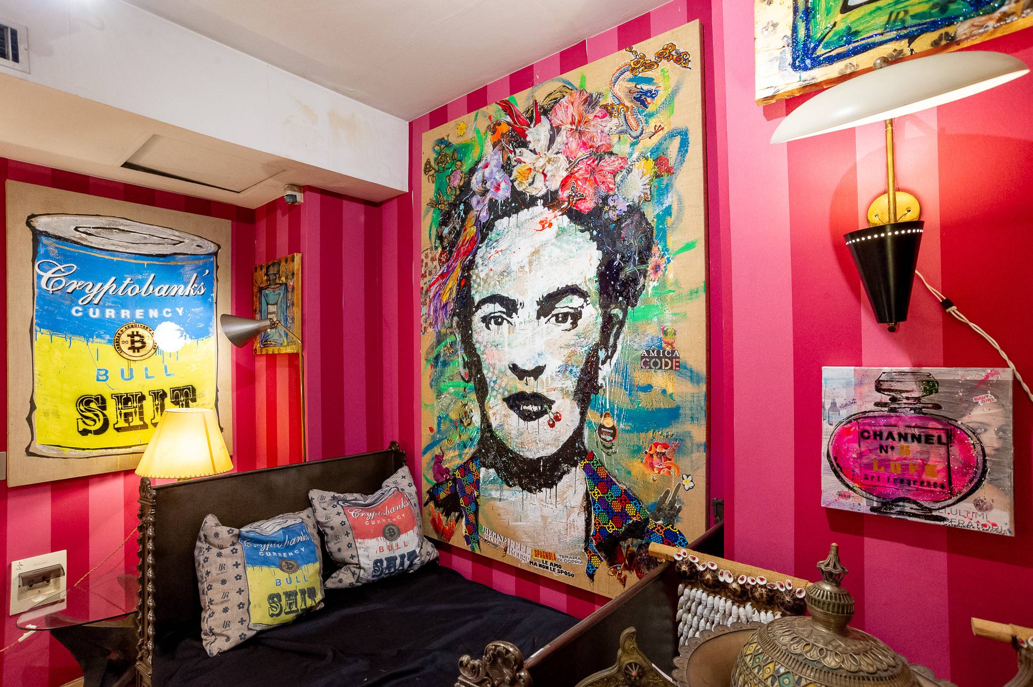 ArtWork FRIDA FOCUS, 200X140Cm, pezzo unico 2023