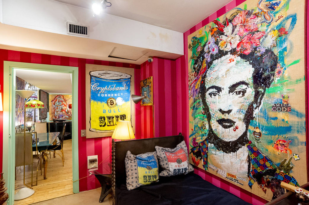 ArtWork FRIDA FOCUS, 200X140Cm, pezzo unico 2023
