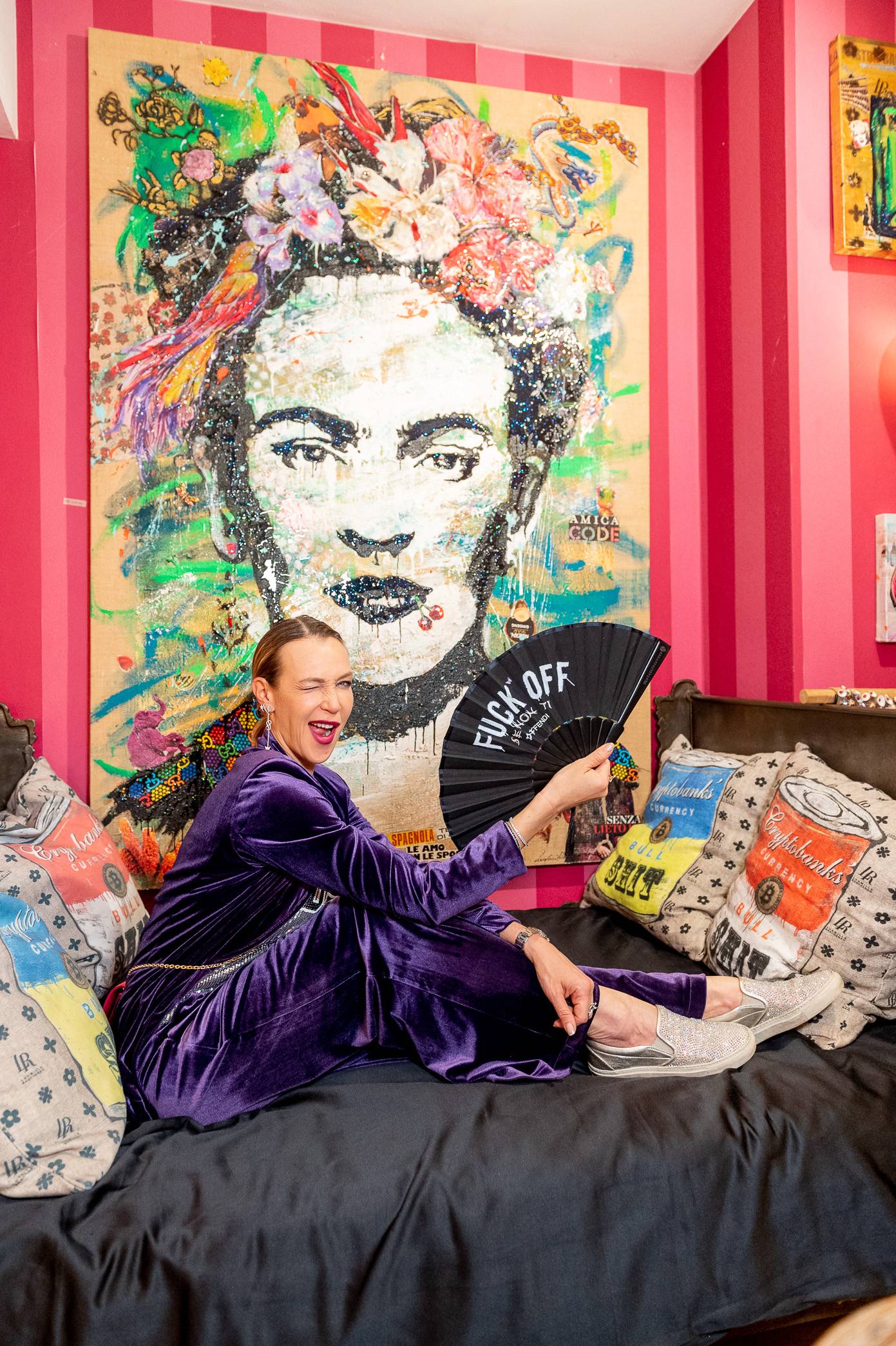 ArtWork FRIDA FOCUS, 200X140Cm, pezzo unico 2023
