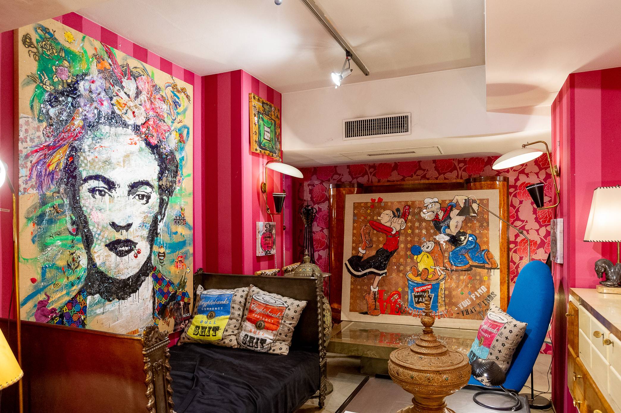 ArtWork FRIDA FOCUS, 200X140Cm, pezzo unico 2023