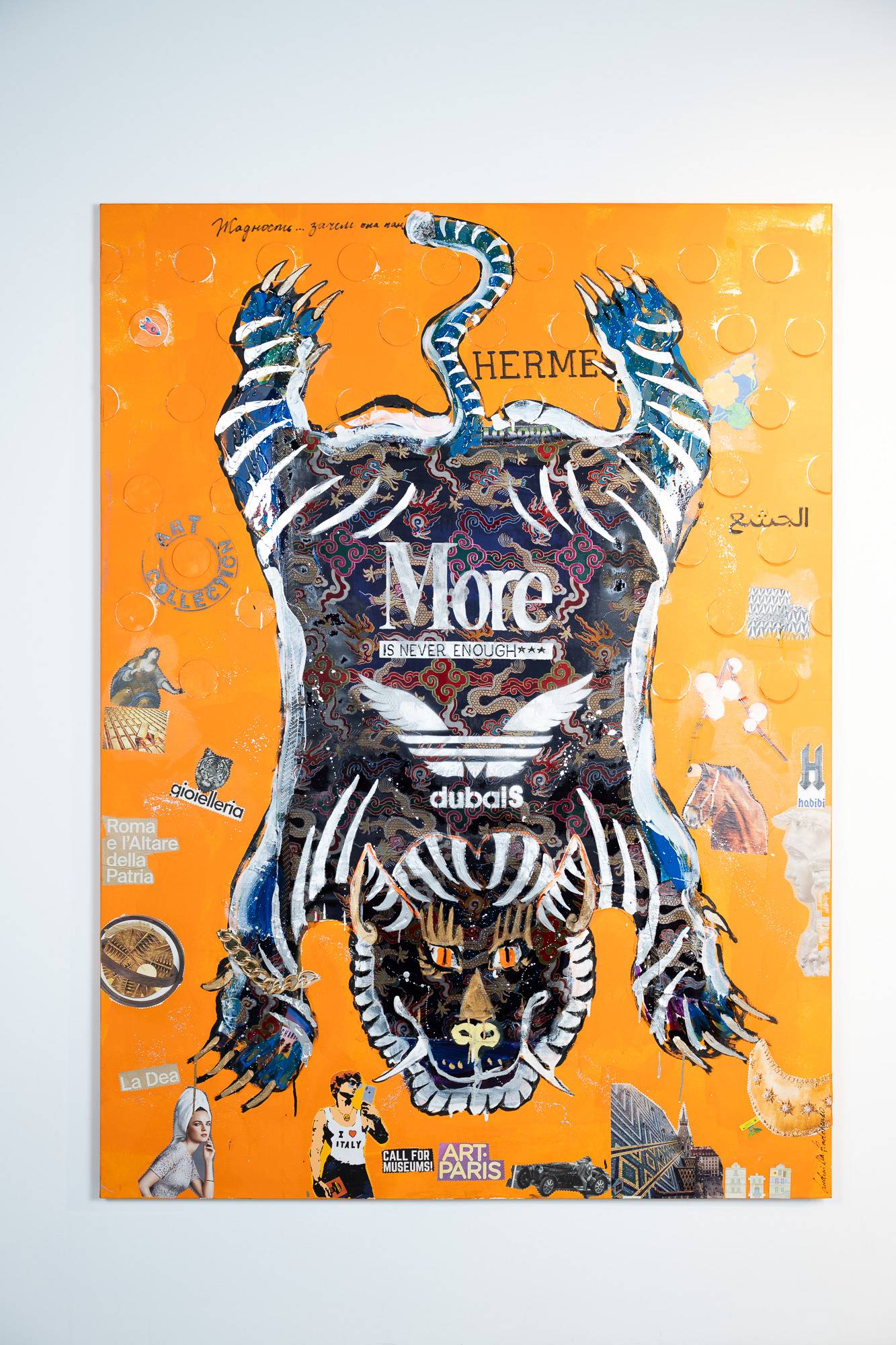 AVARIZIA, Art Work 190X140cm,  Art Series THE WINGS of POWER 2025, Dubai