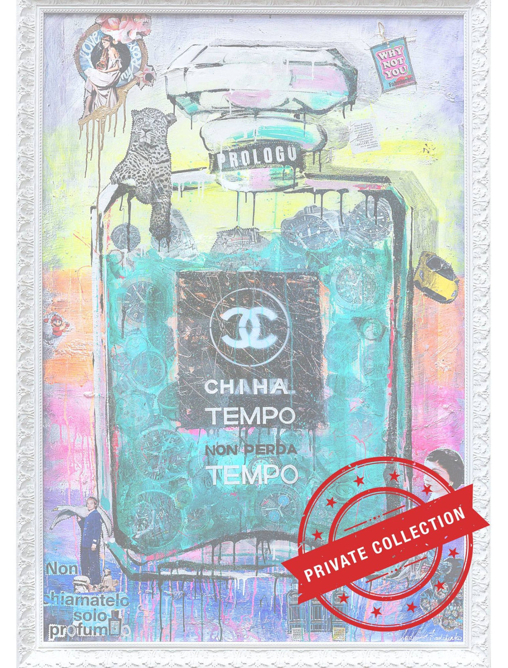 Chi Ha Tempo 150X100Cm, Con La Cornice 115X165Cm 2022