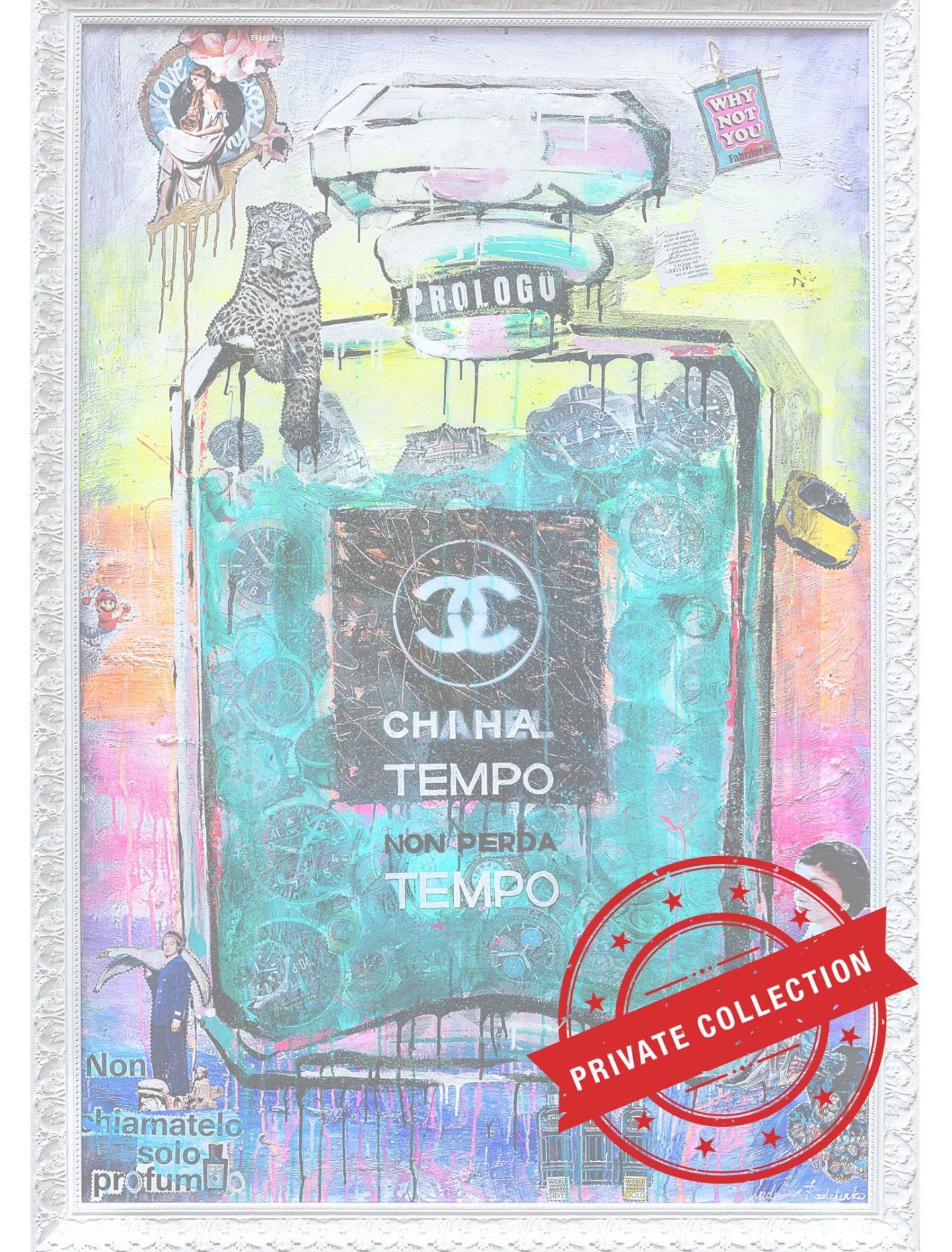 Chi Ha Tempo 150X100Cm, Con La Cornice 115X165Cm 2022