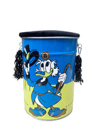 Crypto Pouf Blue/Yellow