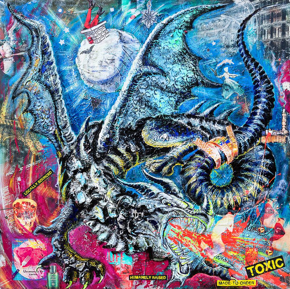 Dragon Queen, Artwork 150X150Cm, 2016/2017