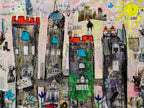 Dream Castle, Opera Darte, Pezzo Unico 150X200Cm, Anno 2017