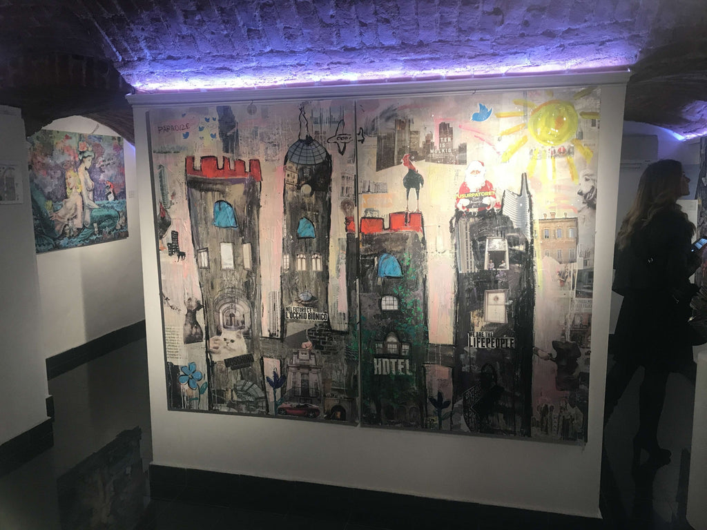 Dream Castle, Opera Darte, Pezzo Unico 150X200Cm, Anno 2017