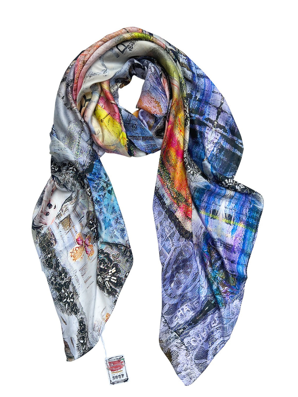 Foulard In Seta 100%. Protagonist 200X140 Reborn - Fabrique Du Fragrance