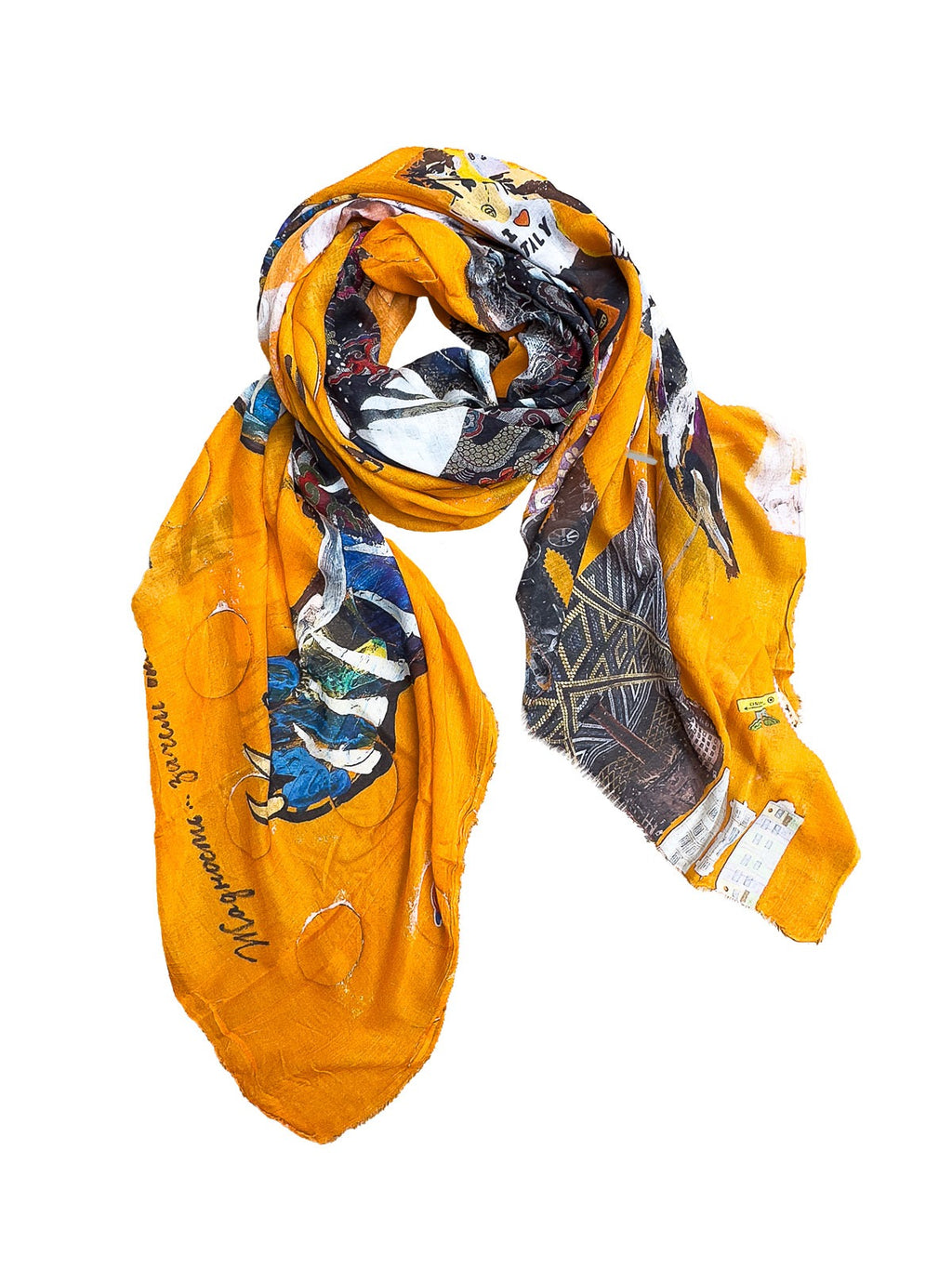 Fullart AVARIZIA - Artistico  Foulard Unisex Firmato - 140X200cm, Multiplo d’arte da indossare, limited edition