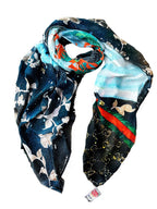 FullArt Be Green -  Artistico  Foulard Unisex Firmato - 140X200cm, art-to-wear , limited edition
