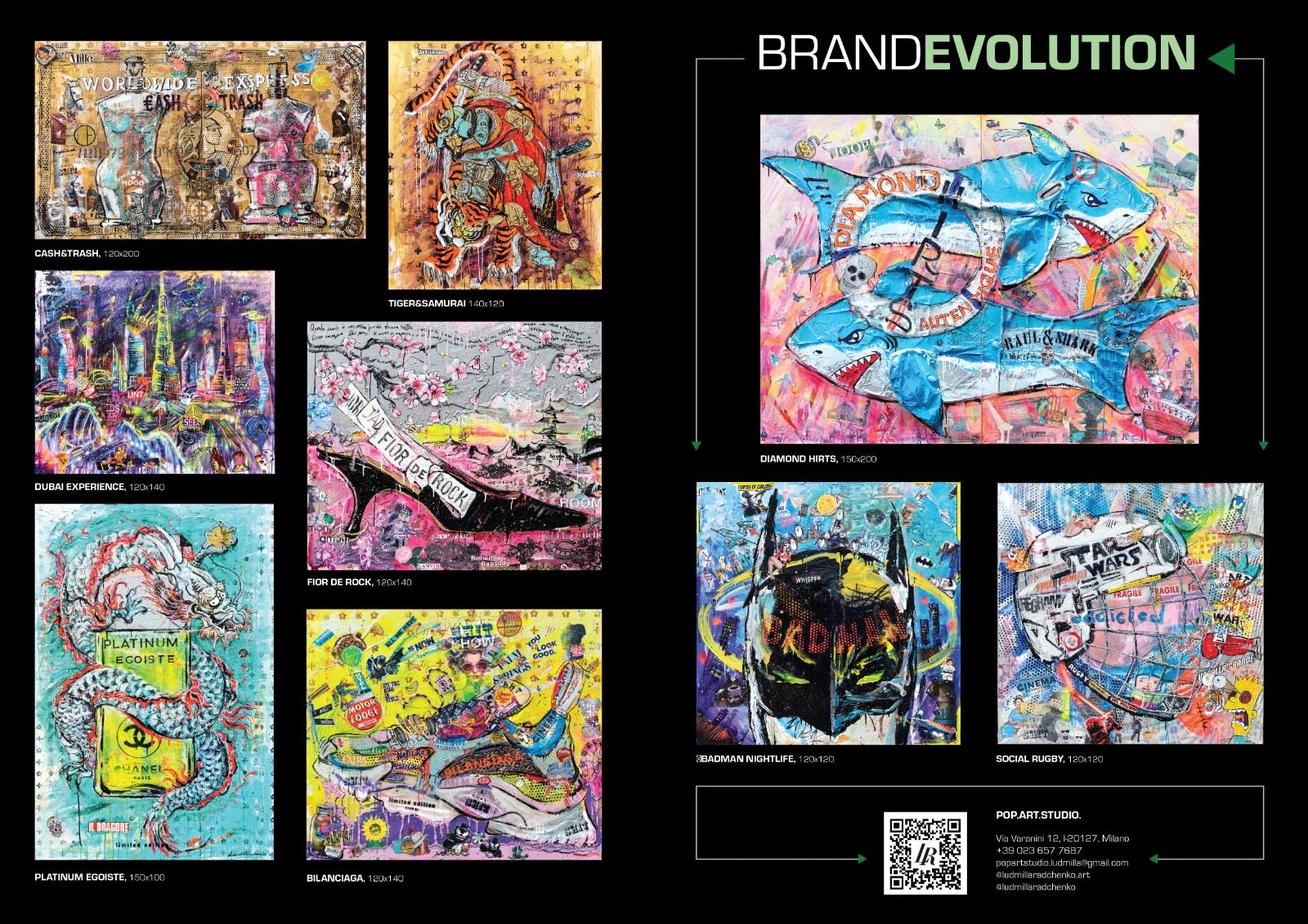 FullArt Be Green -  Artistico  Foulard Unisex Firmato - 140X200cm, art-to-wear , limited edition