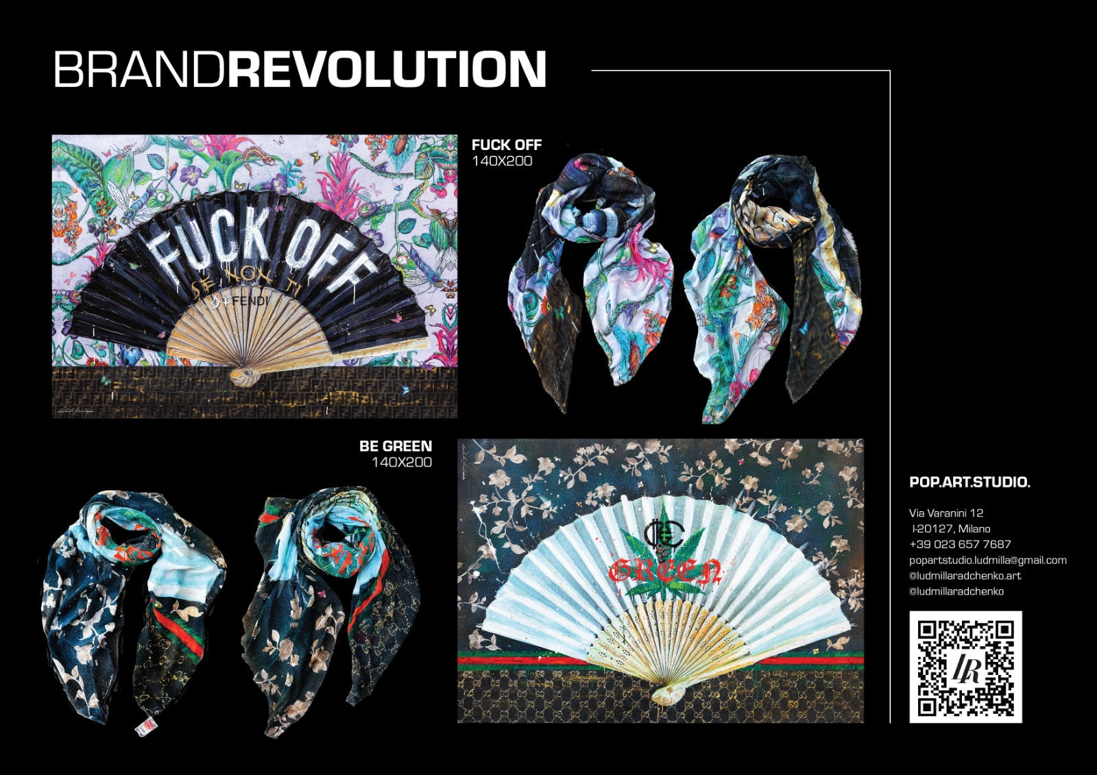 FullArt Bilanciaga - Artistico Pregiato Foulard Unisex Colorato Firmato 140X140, art to wear, limited edition